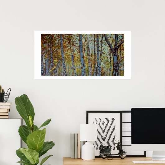 BIRCHES POSTER (Thuiskantoor)