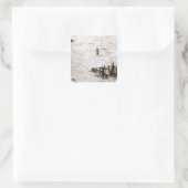 Birchschors 2330 vierkante sticker (Tas)