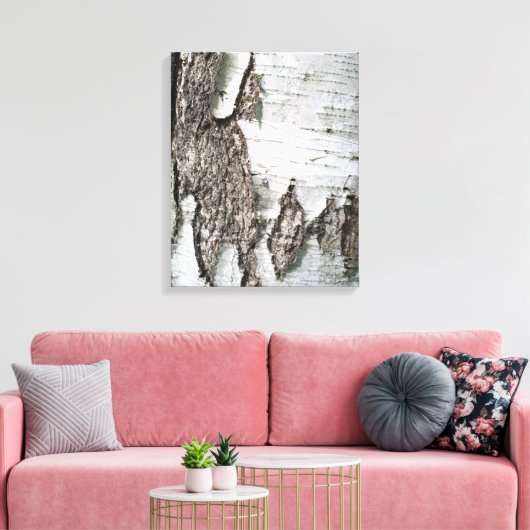 Birchschors Canvas Afdruk (Insitu (Woonkamer))