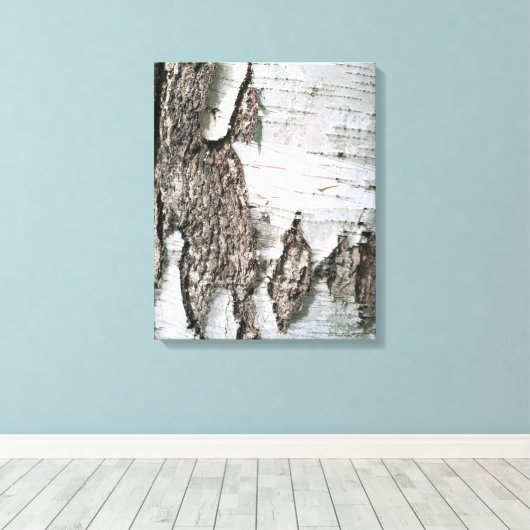 Birchschors Canvas Afdruk (Insitu (Houten vloer))