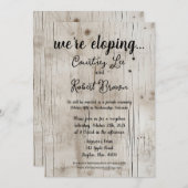 Birchwood Elopement Aankondiging (Voorkant / Achterkant)