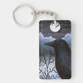 Bird 58 Crow Raven Sleutelhanger (Voorkant)