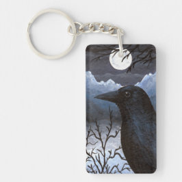 Bird 58 Crow Raven Sleutelhanger