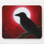 Bird 62 Crow Raven Muismat (Voorkant)