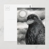 Bird 64 Crow Raven Briefkaart (Voorkant / Achterkant)