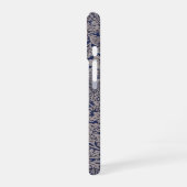 Bird and Anemone door William Morris Pattern iPhone 16 Hoesje (Linkerkant)