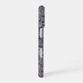 Bird and Anemone door William Morris Pattern iPhone 16 Hoesje (Rechterkant)