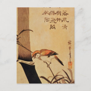 Bird and bamboo, c.1830, briefkaart