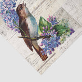 Bird and Chandelier  French Tissue Paper Tissuepapier (Detail)