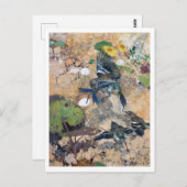 Bird and Dragonfly, Bruno Liljefors Briefkaart (Voorkant / Achterkant)