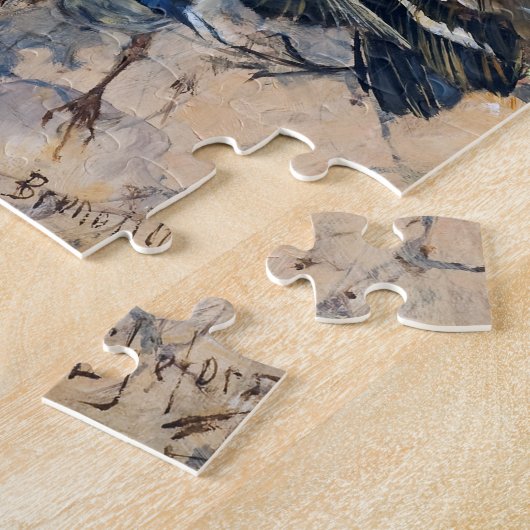 Bird and Dragonfly, Bruno Liljefors Legpuzzel (Zijkant)