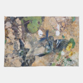 Bird and Dragonfly, Bruno Liljefors Theedoek (Horizontaal)