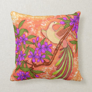 Bird and Floral American MoJo Pillow Kussen