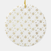 Bird and Gifts Blue Caregiver Rond Ornament (Achterkant)