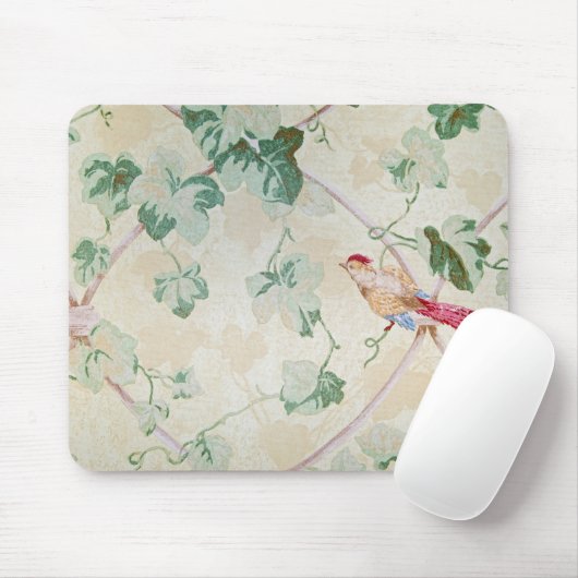 Bird and Ivy Wallpaper Muismat (Met muis)