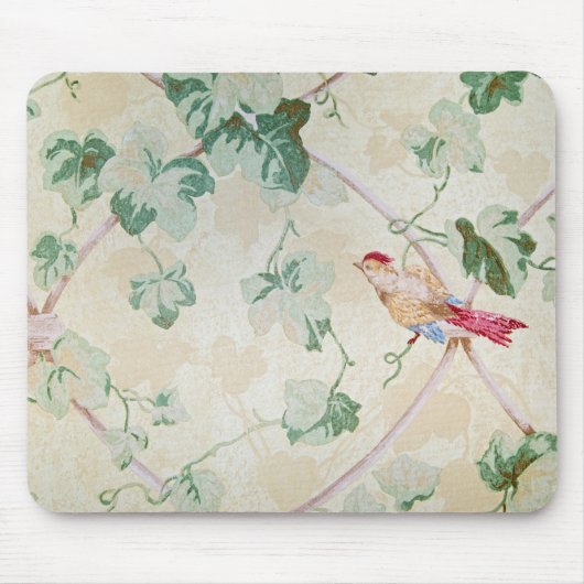 Bird and Ivy Wallpaper Muismat (Voorkant)