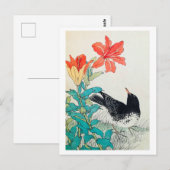Bird and Lily, Imao Keinen Briefkaart (Voorkant / Achterkant)
