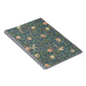 Bird and Pomegranate Wallpaper Design, bedrukt met Notitieboek (Rechterzijde)