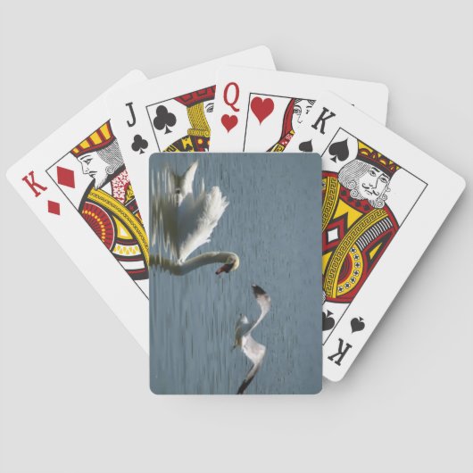 Bird and Swan-spelkaarten Pokerkaarten (Achterkant)