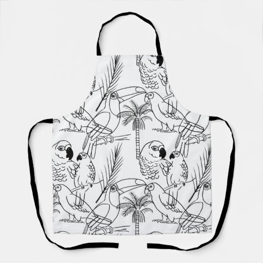 Bird Apron Schort (Voorkant)