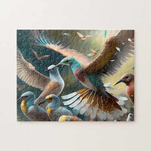 Bird Art 2 Easy Brain Art Puzzels Foto Puzzels In (Horizontaal)