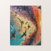Bird Art 4 De Dagelijkse puzzel Recente Legpuzzel (Verticaal)