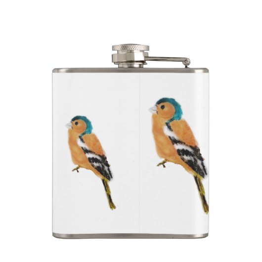 Bird Art Chaffinch Heupfles (Achterkant)