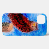 Bird Art Funny Owl Case-Mate iPhone Case (Achterkant (horizontaal))