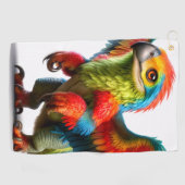 Bird Art Golfhanddoek (Horizontaal)