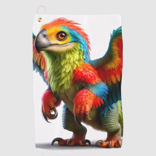 Bird Art Golfhanddoek (Voorkant)