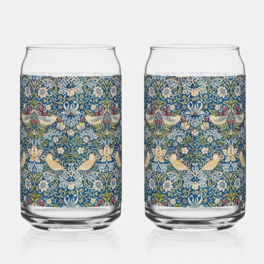Bird Art Nouveau Design Blikvorm Glas (Links)