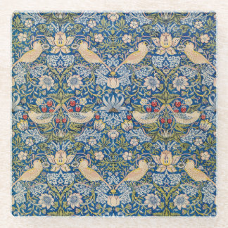 Bird Art Nouveau Design Glazen Onderzetter