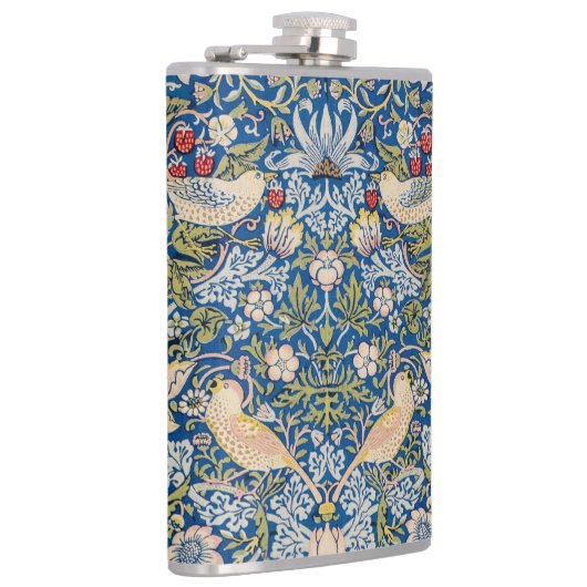 Bird Art Nouveau Design Heupfles (Rechts)