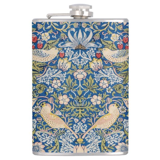 Bird Art Nouveau Design Heupfles (Voorkant)