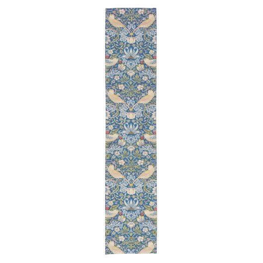 Bird Art Nouveau Design Korte Tafelloper (Voorkant)