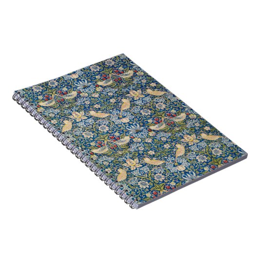 Bird Art Nouveau Design Notitieboek (Rechterzijde)