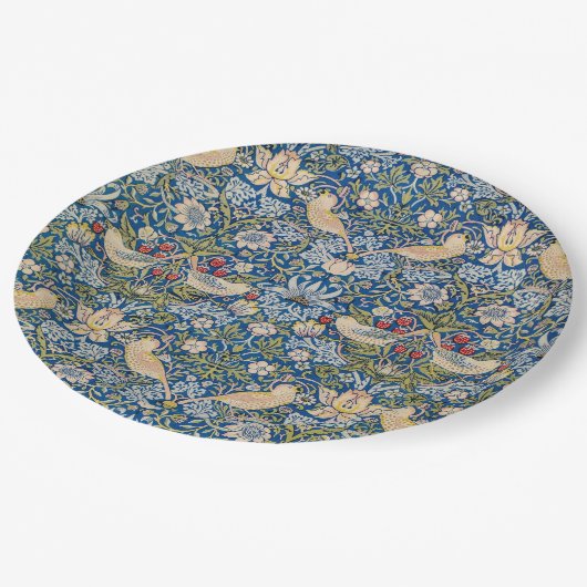 Bird Art Nouveau Design Papieren Bordje (Gekanteld)