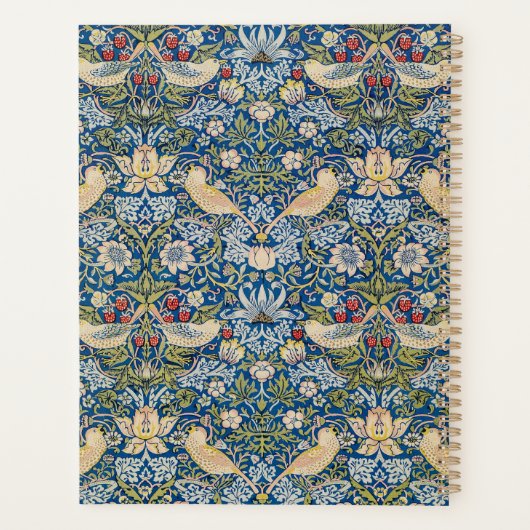 Bird Art Nouveau Design Planner (Achterkant)