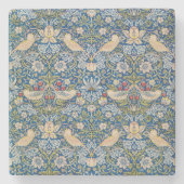 Bird Art Nouveau Design Stenen Onderzetter (Voorkant)