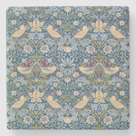 Bird Art Nouveau Design Stenen Onderzetter