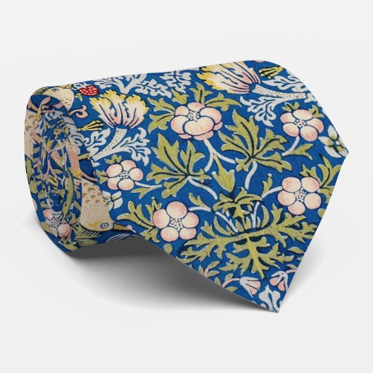 Bird Art Nouveau Design Stropdas (Opgerold)