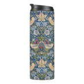 Bird Art Nouveau Design Thermosbeker (Geroteerd rechts)