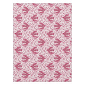 Bird Art Red White Tafelkleed (Voorkant)