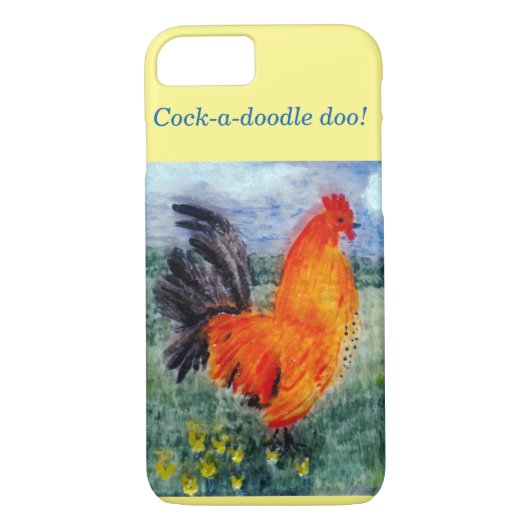 Bird Art Rooster Chicken Case-Mate iPhone Case (Achterkant)