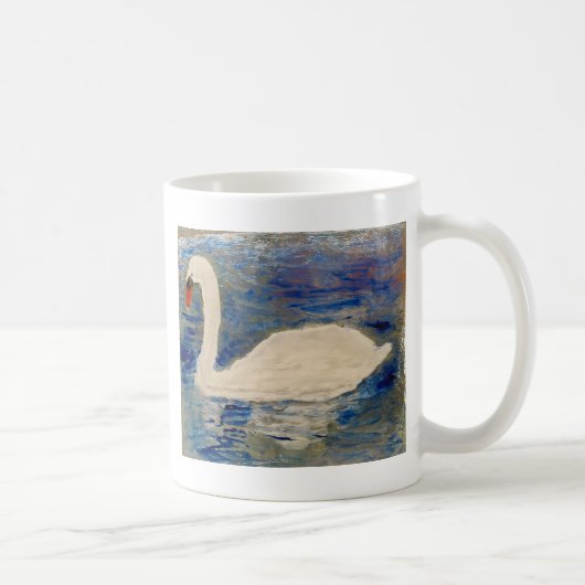 Bird Art Swan Reflections Koffiemok (Rechts)