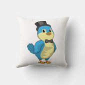 Bird as Groom with Ribbon Kussen (Achterkant)