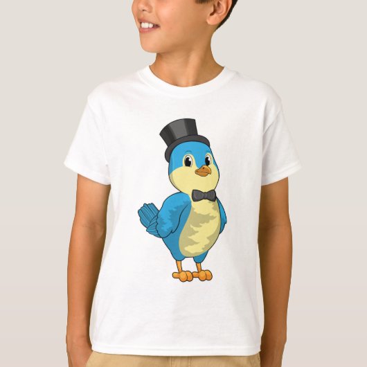 Bird as Groom with Ribbon T-shirt (Voorkant)