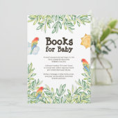 Bird Baby shower Book Request Enclosure Card Kaart (Staand voorkant)