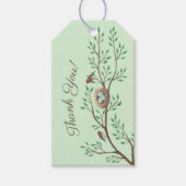 Bird Baby shower Spring Cadeaulabel (Voorkant)