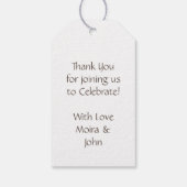 Bird Baby shower Spring Cadeaulabel (Achterkant)